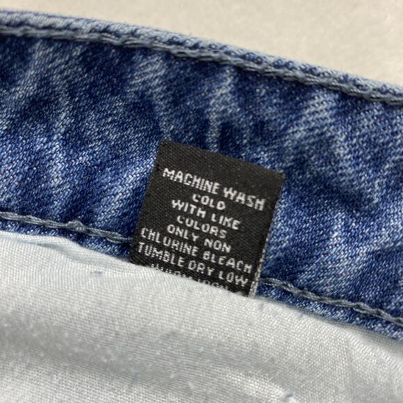 Carbon Jean Shorts Mens Size 38 Destroyed Denim Raw Hem‎ Grunge Moto Skater - Picture 5 of 11